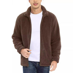 Men's New Lambskin Warm Stand Collar Jacket