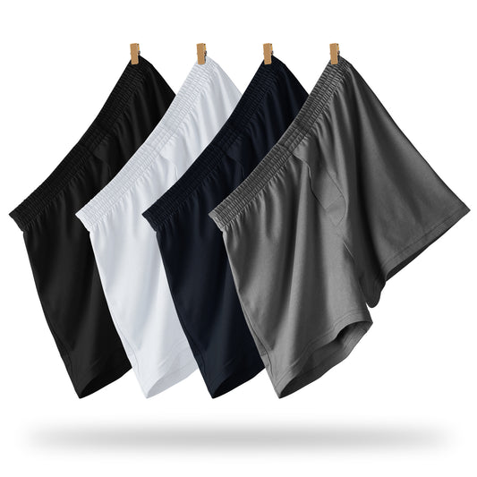 Men's Pure Cotton Home Pants Breathable Knitted Boxer Briefs 【Buy 1 Get 3 Free】