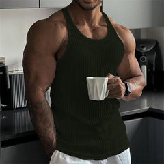 Summer Knitted Fitness Sports Slim Vest