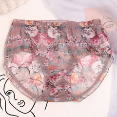 Breathable Mesh Lace Plus Size Briefs