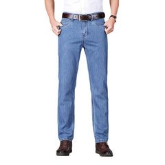 Men's New Pure Cotton Business Loose Casual Jeans