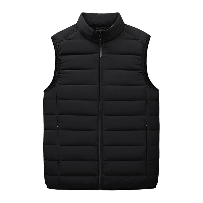 Men's Winter High Quality Warm 90% White Duck Down Vest