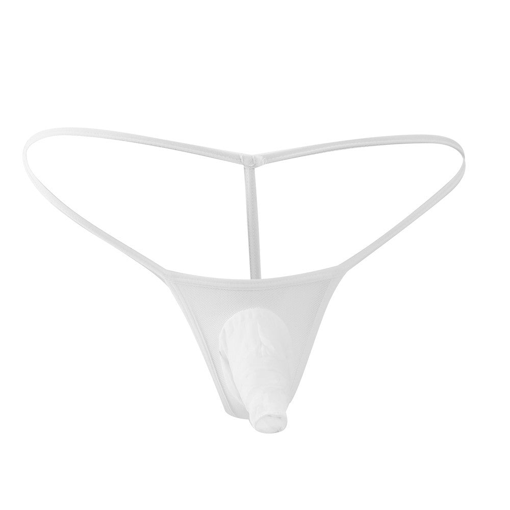 Men's Mesh Transparent Low Rise Thong