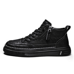 High-top, lightweight, comfortable and wear-resistant casual shoes
