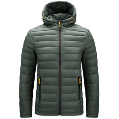 Men's New Winter Large Size Hooded Cotton Coat