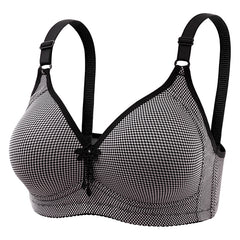 Push up wireless breathable bra