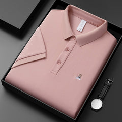 2023 Summer New Men's Loose Simple Polo Shirt