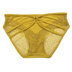 Lace High Elastic Seamless Low Waist Sexy Ice Silk Briefs