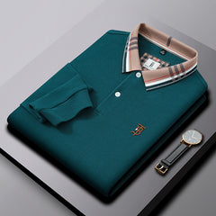 Men's Pure Cotton Lapel POLO Shirt
