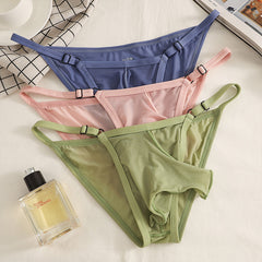 Men's Ice Silk Sexy Fashion Breathable Briefs