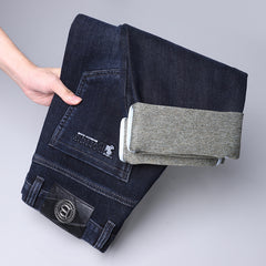 Men's Stretch Loose Straight Casual Casual No-iron Jeans