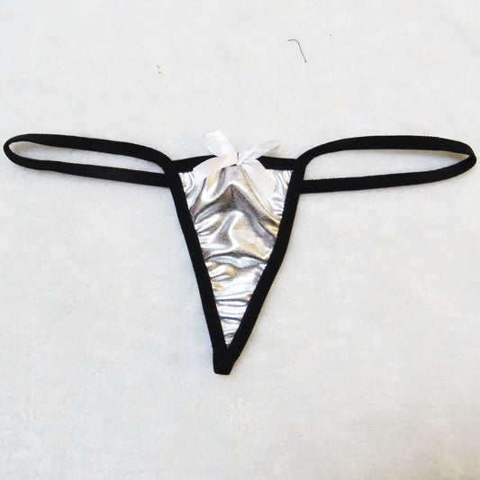 Sexy Patent Leather Thong
