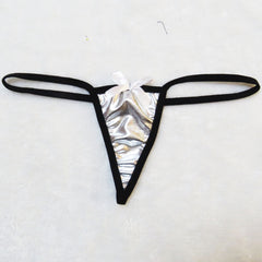 Sexy Patent Leather Thong
