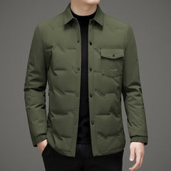 White duck down cold-proof warm down jacket