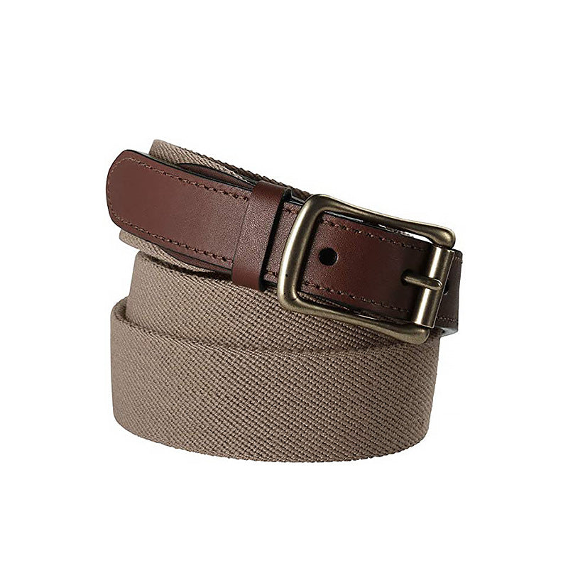 Men's Business Casual Fashion All-match Golf Braided Elastic Elastic Non-hole Belt