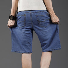 Men's Loose Straight Large Size Denim Shorts