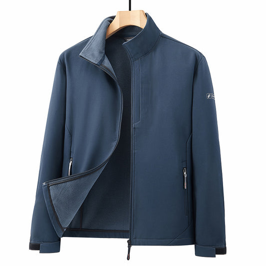 2023 Large Size Velvet Thickened Jacket