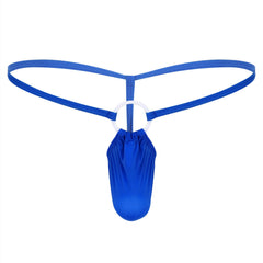 Men's Low Rise Sexy Ice Silk Thong
