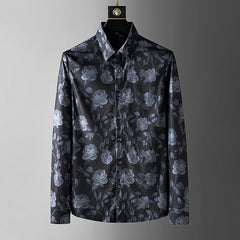 2023 New Men's Printed Slim Fit Non-Iron Shirt