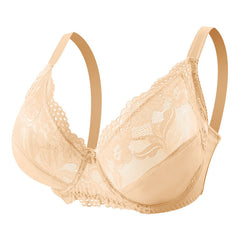 Plus Size EF Bra Cup U Shape Backless Sexy Lace Bra