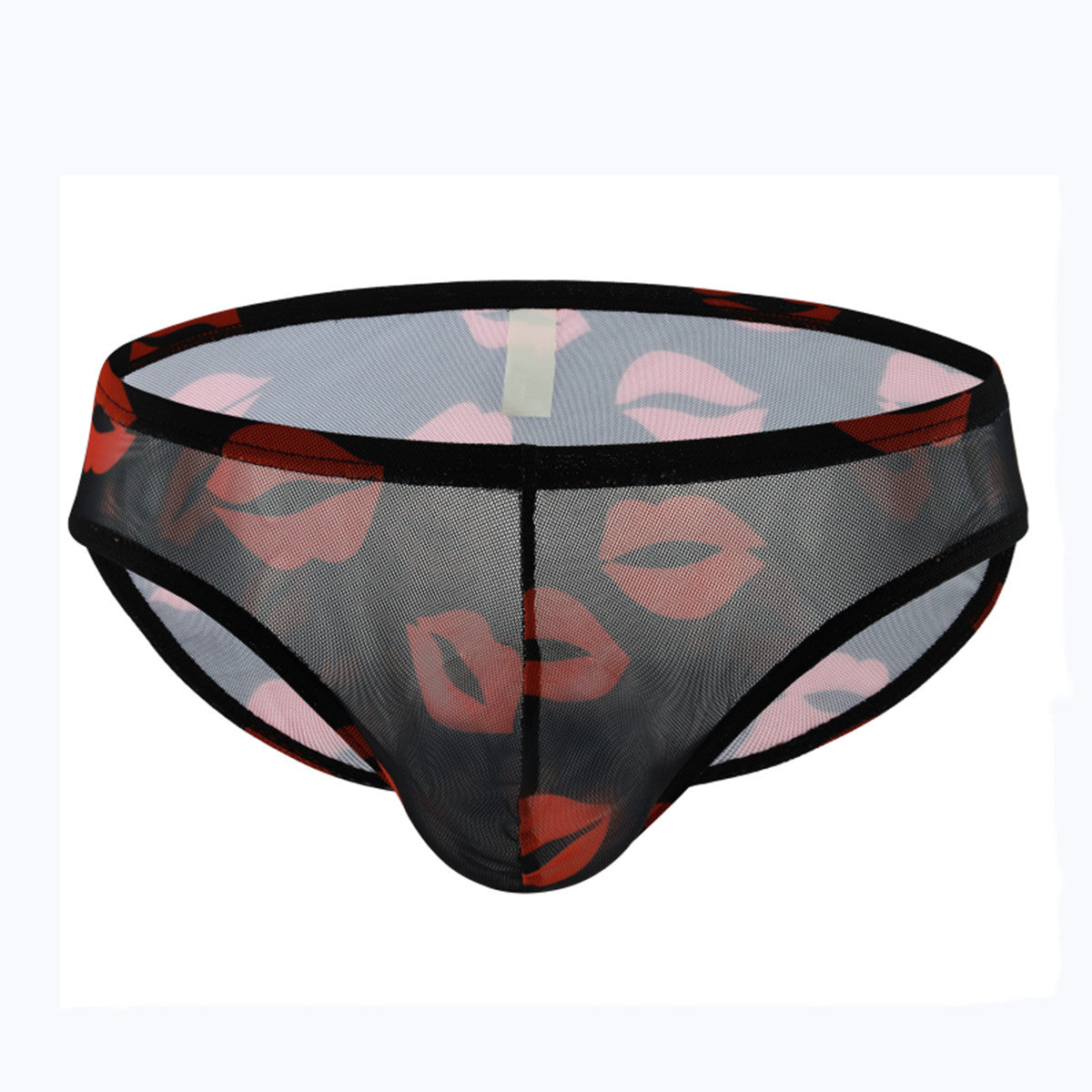 Men's Mesh Quick-drying Low Waist Sexy Transparent Briefs