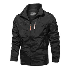 Men's New Solid Color Casual Windproof and Waterproof Jacket