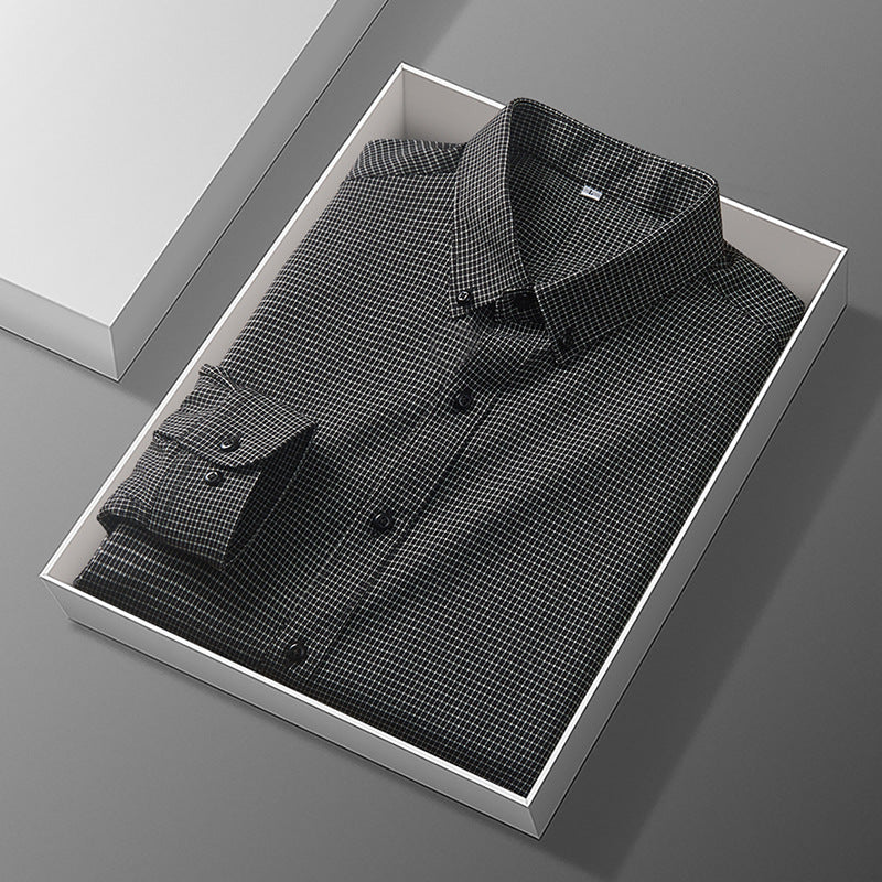 Men's New Plaid Casual Business Shirt