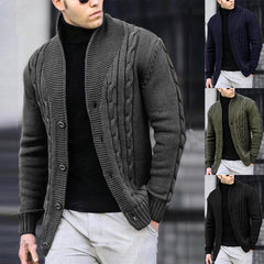 New Men's Casual Knit Cardigan Sweater