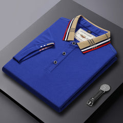 Men's Lapel Cotton Polo Shirt