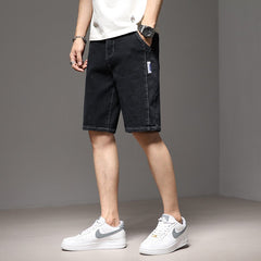 2023 New Loose Straight Leg Thin Denim Shorts