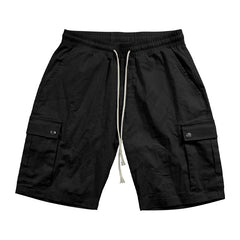 Men's New Cotton and Linen Casual Drawstring Shorts