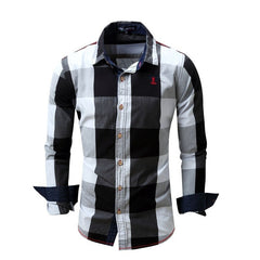 Men's Casual Plaid Shirt