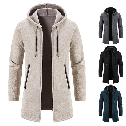 2023 New Winter Fleece Knitted Jacket