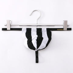 Men's Low-Rise Thin Strap Knit Sexy Splicing Breathable Thong
