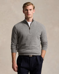 Men's Business Casual Lapel Knit Sweater