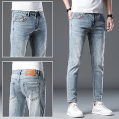 Men's New High-end Cotton Stretch Comfortable Slim Fit Versatile Casual Jeans