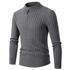 Men's Thick Zipper Warm Sweater