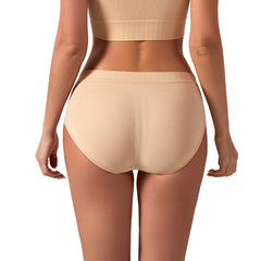[ 5PCS ] Cotton Large Size Seamless Sexy Solid Color Panties