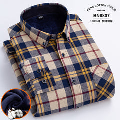 Men's New Warm Plaid Shirt