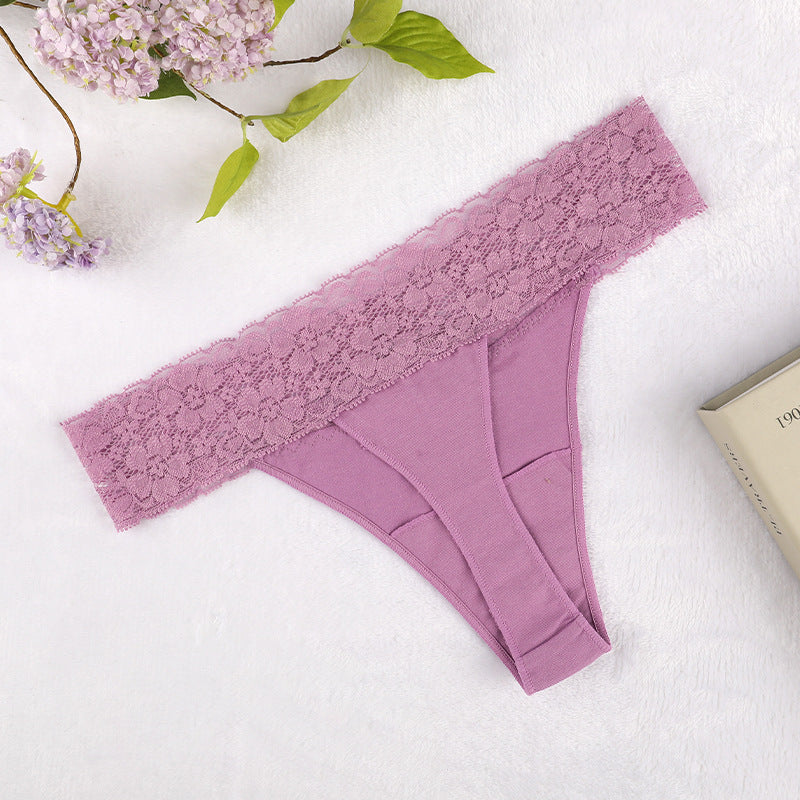 Women's Low Waist Sexy Lace Briefs
