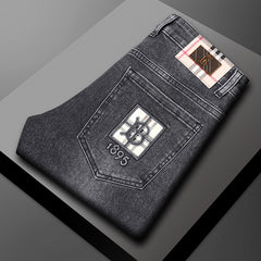 2023 New High-end Slim Straight Stretch Jeans