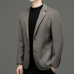 New Men's Fashion Double-faced Cashmere Blazer
