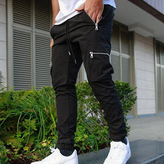 Men's Fitness Running Large Pocket Casual Trousers