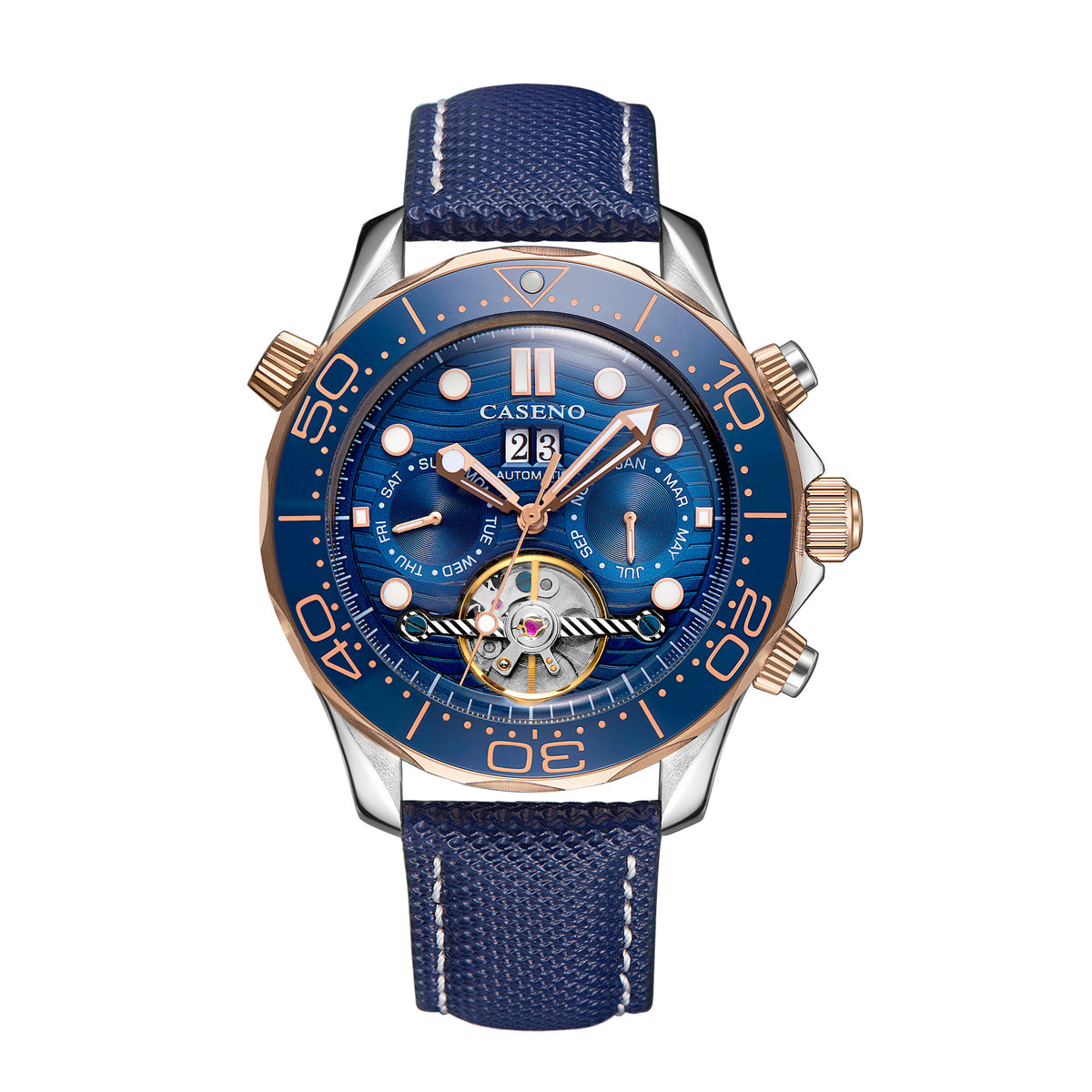 Men's Classic Seamaster Business Waterproof Mechanical Watch