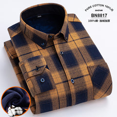 Men's New Warm Plaid Shirt