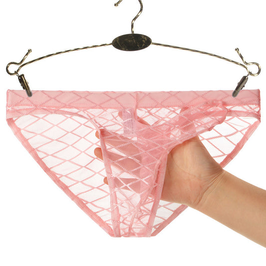 Mesh transparent ultra-thin breathable sexy panties