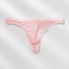 Men's Lace Transparent Ultra-thin Sexy Thong