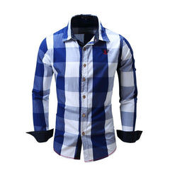 Men's Casual Plaid Shirt
