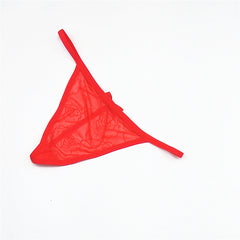 New Sexy Transparent Bow Thong