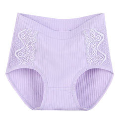 High Waist Plus Size Stretch Breathable Panties